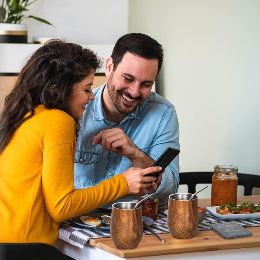 Anniversary for Her Girlfriend Wife Gift Romantic Birthday 5 Year 5th 1 Year First Anniversary Wood Gifts Wooden Cute Wine Tumbler Set Engraved To My Gorgeous Girl