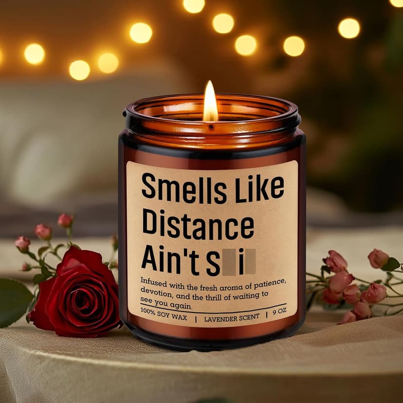 Gifts for Long Distance Boyfriend, Girlfriend, Christmas, Birthday, Miss You, Long Distance Friendship Gifts for Best Friend GSPY Candle, Long Distance Relationship Gifts for Him, Her, BF, GF, Couples B0G48L3KMF