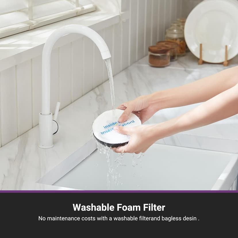 Eureka Powerful Upright Vacuum Cleaner for Home Pet Hair, Lightweight Household Upright Vacuum for Carpet and Hard Floor, MaxSwivel Pro NEU350 with Pet Tool, Yellow