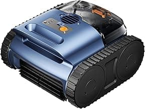 Cordless Robotic Pool Vacuum with Smarter Navigation & Track Drive, Dual 180W Brushless Motors, Wall & Waterline Climbing, 150-Min Runtime, for Inground & Above-Ground Pools up to 2,150 Sq. Ft.