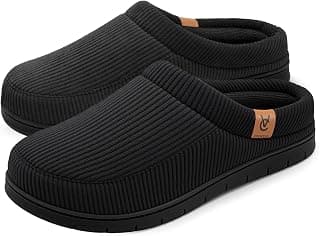 Birthday Gifts, Soft, Slip-on, Supportive, Breathable, Machine-Washable, Indoor Outdoor VeraCosy Men's Memory Foam Slippers Comfy Durable Moccasin House Shoes B0CLGK9159