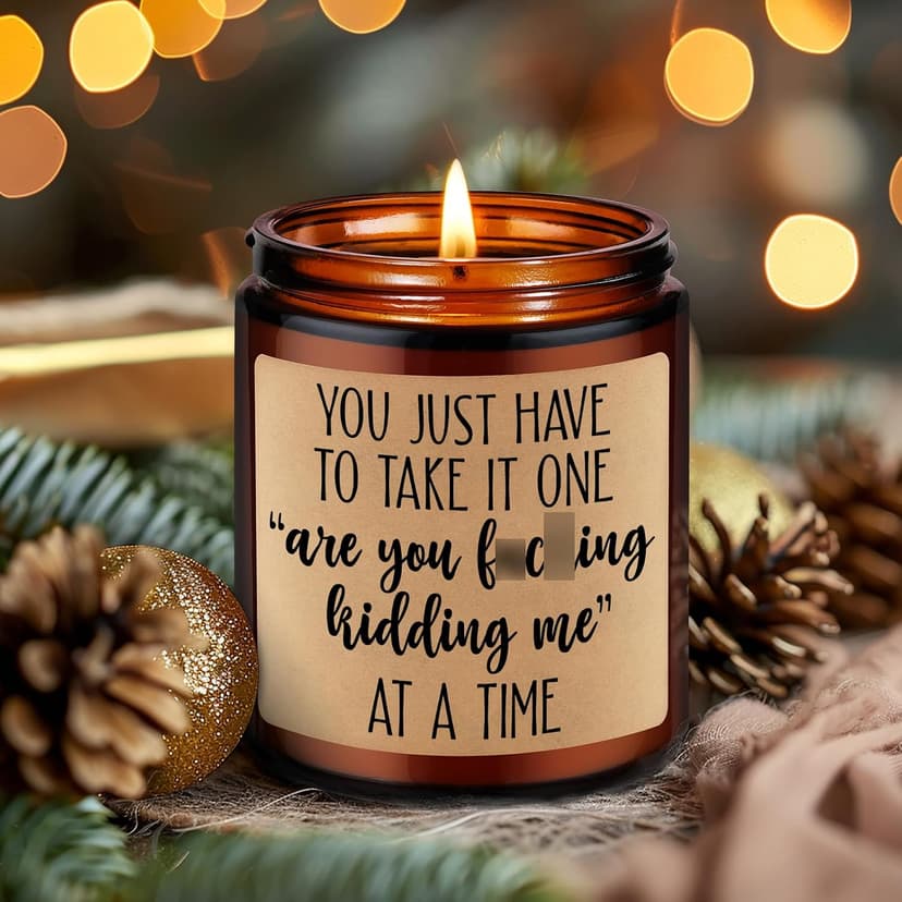 Christmas, Funny Birthday Gifts for Coworkers, Best Friend, Employee, Boss, Female, Male, Woman, Cool Sarcastic Work Ideas LEADO Candles, Boss Lady, Coworker Gifts for Women, Men - Bosses Day Gifts B08SPYC6RX