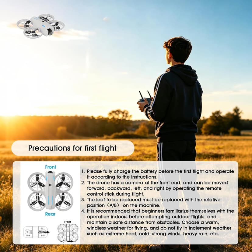 drone with Camera 4K for Adult Beginners,RC Quadcopter featuring Altitude Hold, One-Key Takeoff/Landing, Auto Follow,3-Speed Adjustment,Stunt Roll -Ideal Holiday Gift.