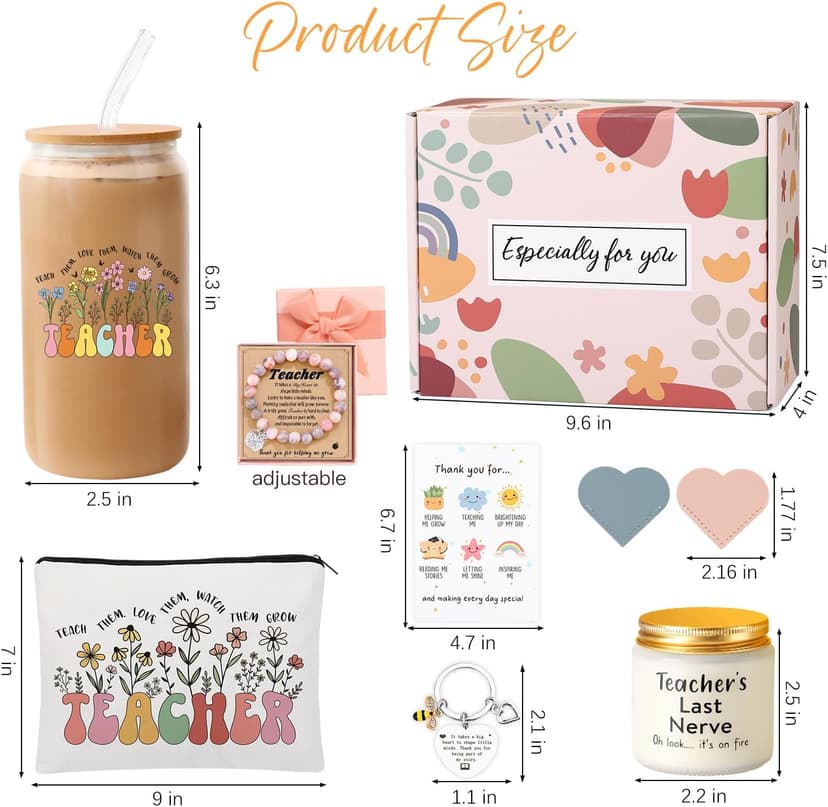 UAREHIBY Thank You Teacher Gifts for Women,Teacher Appreciation Gifts,Back to School Gift from Student,Teachers End of Year Gift for Men,New Teachers