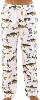 Lazy One Funny Ocean Pajama Pants For Men, Men's Separate Bottoms, Lounge Pants, Fishing PJs
