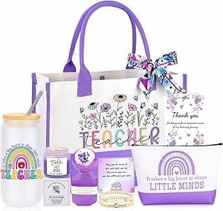 Teacher Gifts for Women, Thank You End of Year Appreciation Gifts for Teachers from Student Set of 9