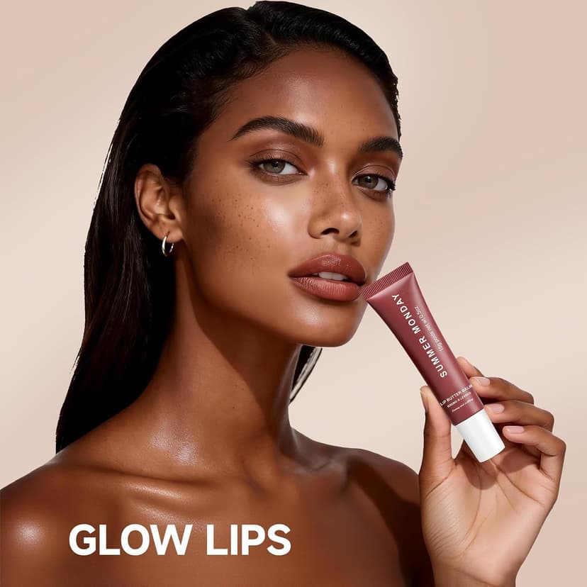 Lip Balm with Non-Sticky Shine, Ultra-Hydration, Lightweight, Long-lasting Soothing Lip Care 6 PCS Summer Lip Butter Balm, Lip Gloss for Instant Moisture B0GR8XC9ZM
