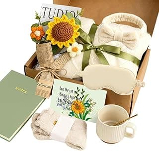 SK Studio Get Well Gifts for Women Feel Better Gifts Baskets After Surgery Inspirational Thinking of You Sympathy Gift Package Encouraging Box for Mom Her Friend
