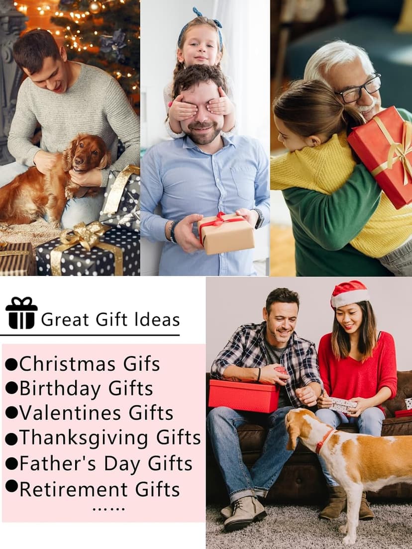 Best Dog Dad Ever Gifts American Flag Leather Animal Lovers Beanie Hat Christmas Stocking Stuffers Birthday Gifts