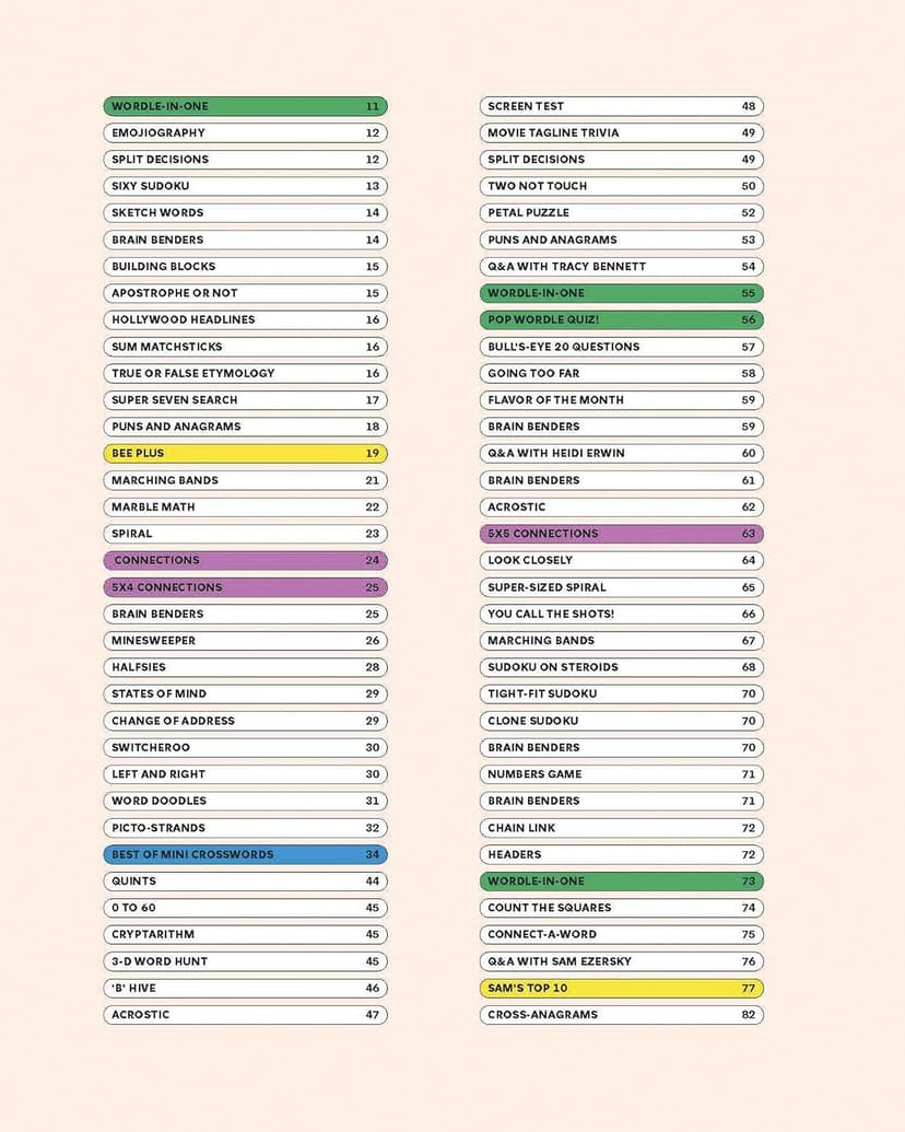 Puzzle Mania!: Wordle, Connections, Spelling Bee, Minis and More! (New York Times Games Books) B0DXD5JSLL