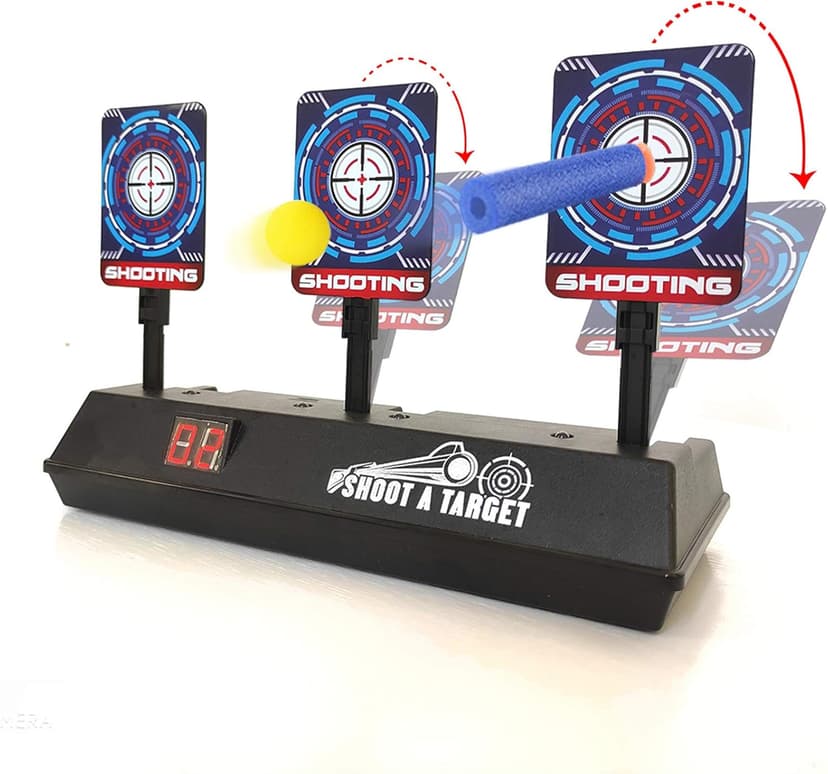 Electronic Shooting Target Auto Reset Digital Scoring Target for Toy Gun Gift Toys for Boys Girls Kids Teens