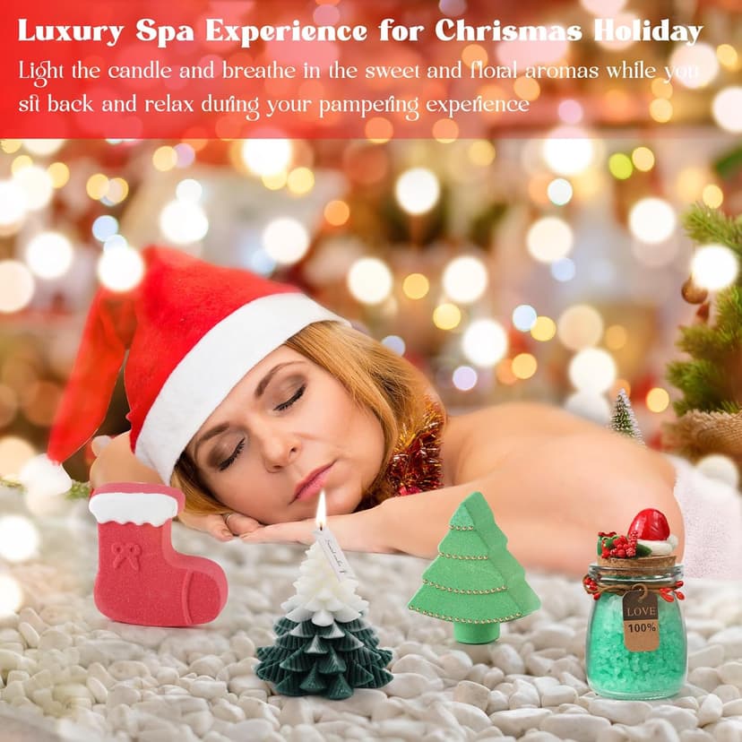 Christmas Tumbler Gift Basket for Mom, Wife, Girlfriend, Sister, Coworkers, Teacher, Nurse - Unique Holiday Gift Box for Women Who Have Everything