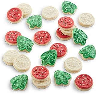 Cheryl's Cookies® Bow Gift Box with 24 Buttercream-Frosted Holiday Sugar Cookies, Individually Wrapped, Gourmet, & Fresh Delivery – Christmas Cookies, Holiday Dessert, Cookie Gift for Friends, Family, & Loved Ones