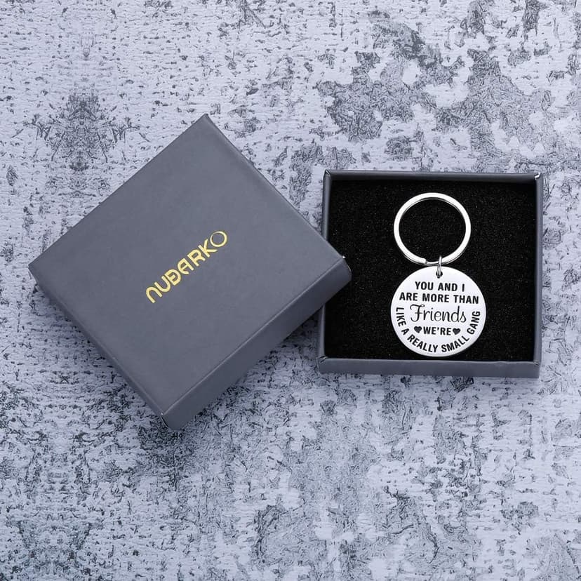 Funny Best Friends Christmas Gifts Ideas for Women Friendship Keychain Gift for BFF Best Friend Birthday Valentines Gifts for Women Men Coworker Teenage Girls Boys Sisters Brother Her Key Ring Sister