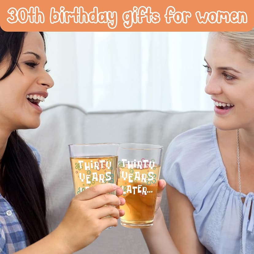 Futtumy 30th Birthday Gifts for Men, 15 OZ Thirty Years Later Beer Glass, 30 Year Old Birthday Gifts for Men Him Dad Father Husband Brother Boyfriend Uncle Women Wife, Gift for 30th Birthday Christmas B0FKSSHCCV