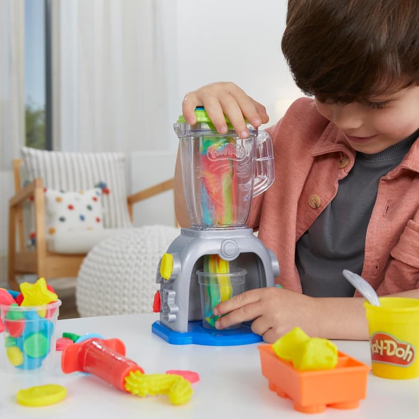 Play Doh Swirlin' Smoothies Toy Blender Playset, Play Kitchen Appliances, Kids Arts and Crafts Toys for 3 Year Old Girls and Boys and Up B0C3528VHM