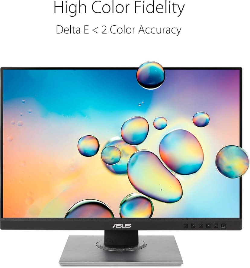 ASUS ProArt 24" Monitor - WUXGA (1920 x 1200), 16:10 Monitor, 100% sRGB/Rec.709 ΔE < 2, IPS, DisplayPort, HDMI, Calman Verified, Anti-Glare, Tilt, Pivot, Swivel, Height Adjustable - PA248QV