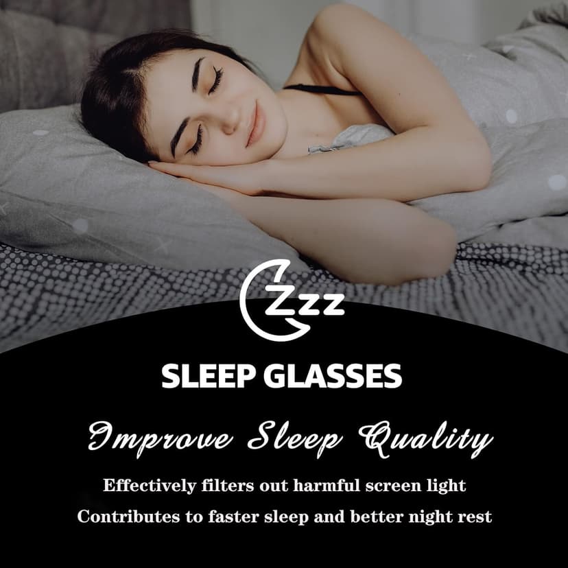 VIEWBETTER Clip On Blue Light Blocking Glasses for Eyes Strain & Light-Sensitive Flip Up Frameless Yellow Lenses BL103Y