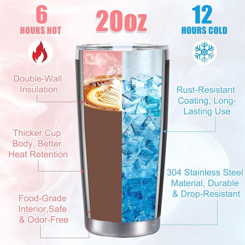 New Dad Gifts For Expecting Dad to be Father’s Day First Time Gifts 20oz Black Insulated Stainless Steel Tumbler Cup Birthday Baby Shower Gender Reveals Presents Christmas Gift Ideas