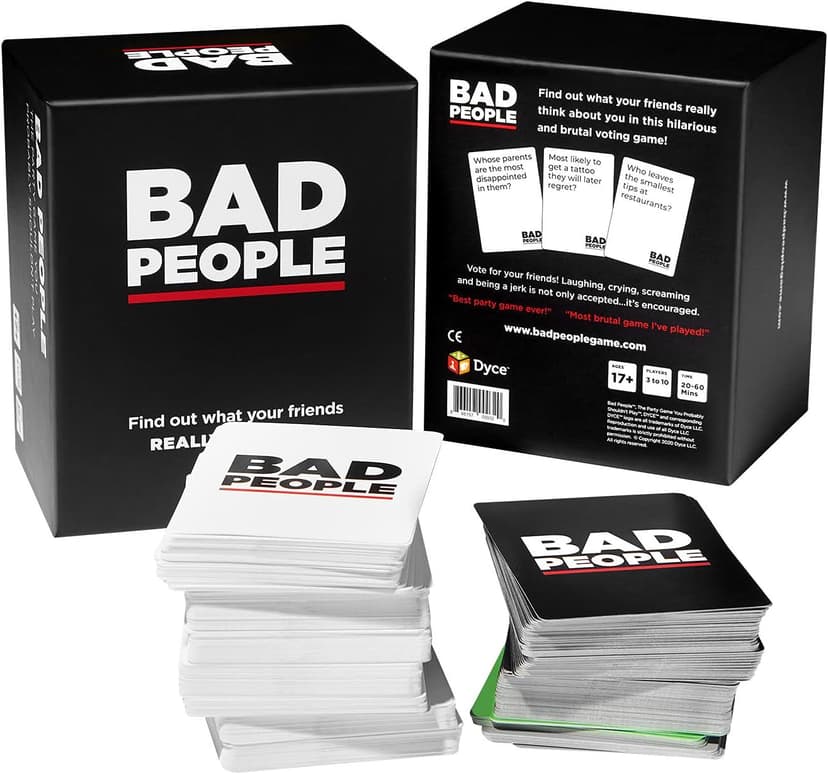 BAD PEOPLE Party Game + After Dark Set – Hilarious Adult Card Game for Friends & Game Night | Funny Conversation & Icebreaker Board Game for Parties, Pregames, Social Gatherings & Fun Gift Ideas