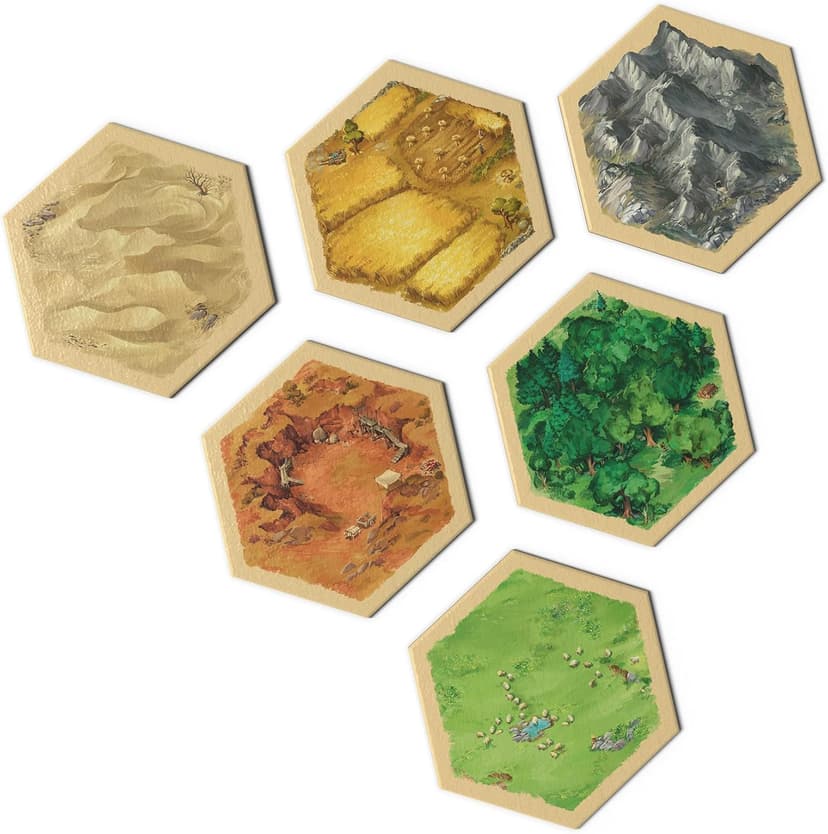 CATAN Board Game (6th Edition) Trade, Build & Settle in the Classic Strategy Game for Family, Kids & Adults, Ages 10+, 3-4 Players, 60-90 Min Playtime