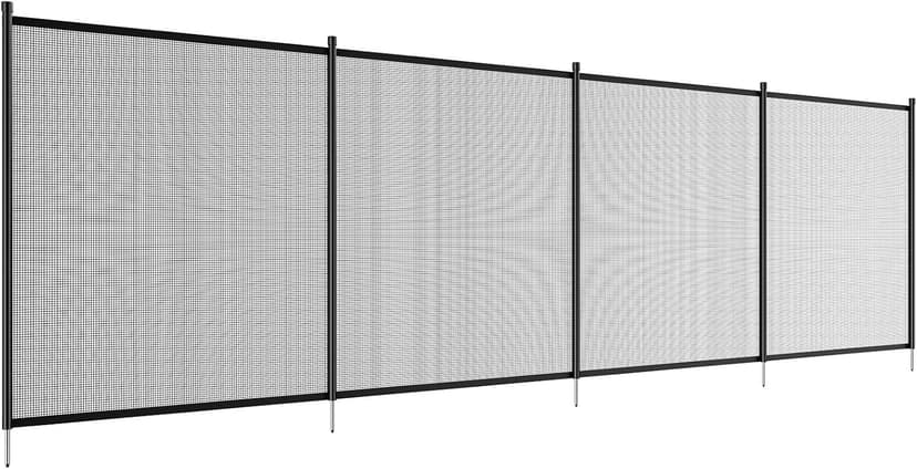 VEVOR Pool Fence, 4 x 108 FT Pool Fences for Inground Pools, Removable Safety Pool Fencing, Easy DIY Installation Swimming Pool Fence, 340gms Teslin PVC Pool Fence Mesh Protects Kids and Pets