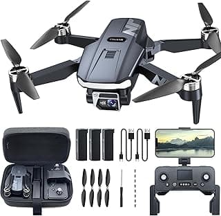 4K UHD GPS Drone with Camera for Adults N11 Pro, 90 Min 3 Battery Long Flight Time, Auto Return, Follow Me, Long Control Range, Brushless Motor, 5G FPV RC Quadcopter for Beginners