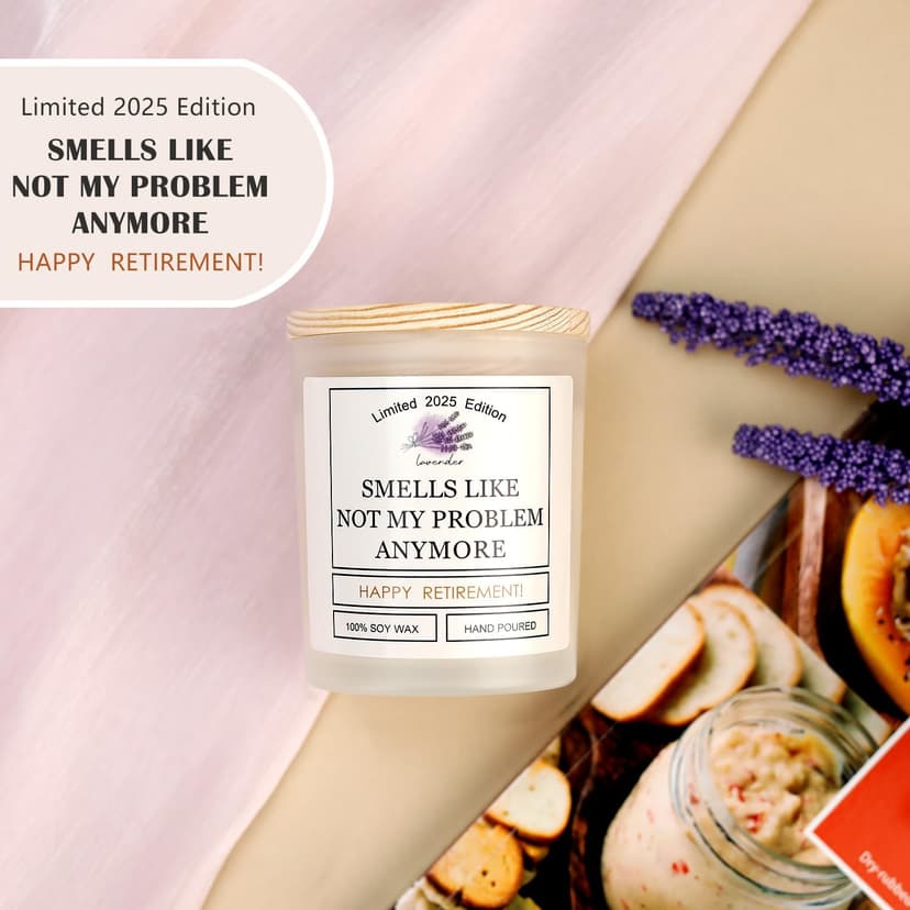 Retirement Gift for Woman, Retirement Gifts for Men Women Farewell Gifts for Coworker Teachers Friends Boss 2025 Leaving Goodbye Best Cool Happy Party Decorations Banner Card Candles