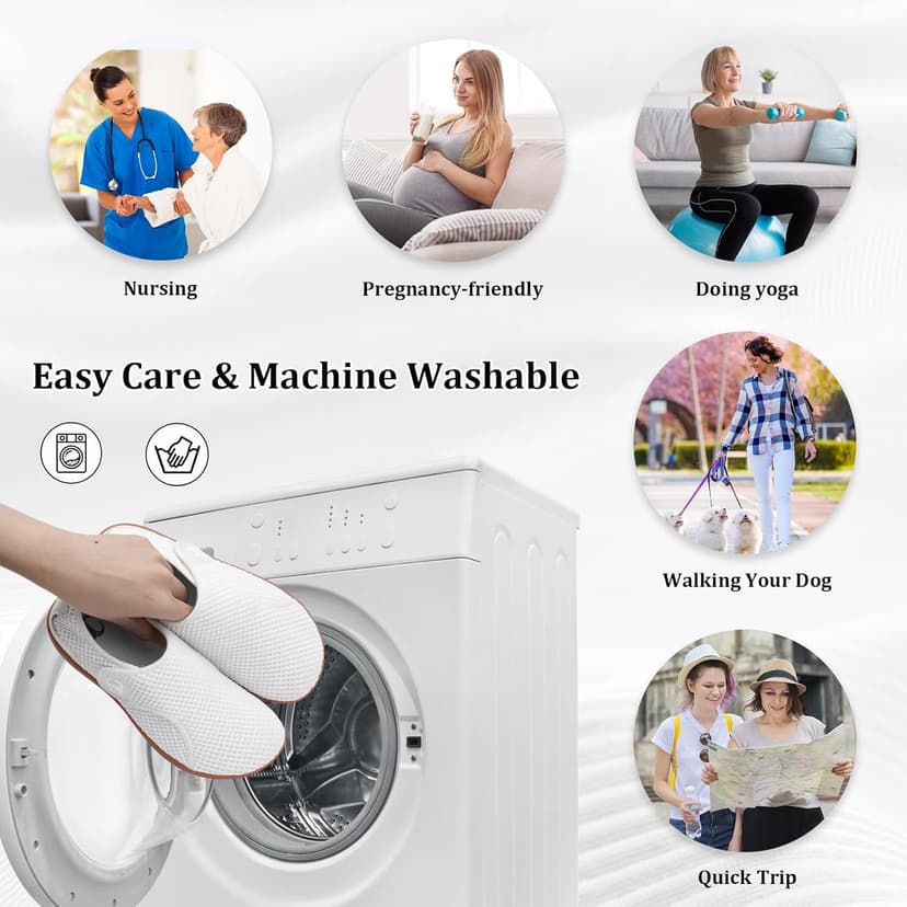 Scurtain Womens Walking Shoes Comfortable Wide Diabetic Shoes Adjustable Zero Drop Edema Shoe Breathable Neuropathy Nursing Shoes Casual Wide Width Sneakers