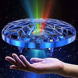 Hand Operated Drone Toy for Kids - Easy Fly Hover Drone with AI Motion Sensor, Rechargeable Drones for Kids 8-12 & 6-8, Safe Mini Quadcopter with Auto Hover, 360 Flip/Roll, Perfect Boys Girls Drones for Age 4-6-8-12 Birthday Gifts