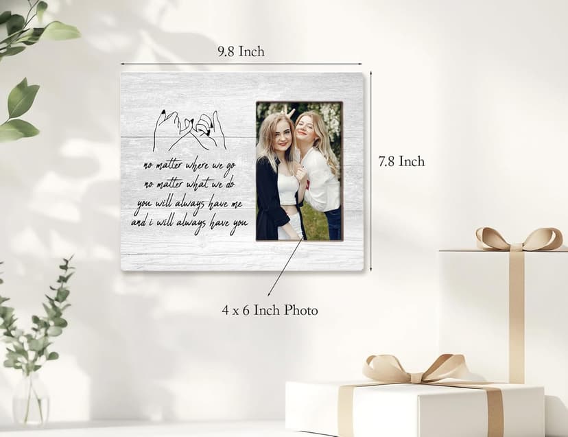 Orchroma Best Friends Picture Frame,Bestie Bff Best Friends Gifts,Friendship Gifts for Women Friends Birthday Christmas Gift,4x6 Inch Photo