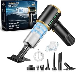 Car Handheld Vacuum Cordless: Car Vacuum Cleaner with 16000Pa Ultra-Strong Suction, Brushless Motor & HEPA Filter - Lightweight Design for Drivers and Office Workers - Charcoal