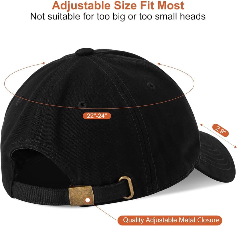 Best Dog Dad Gifts Hat, Fathers Day Birthday Gifts for Dad Baseball Cap Black