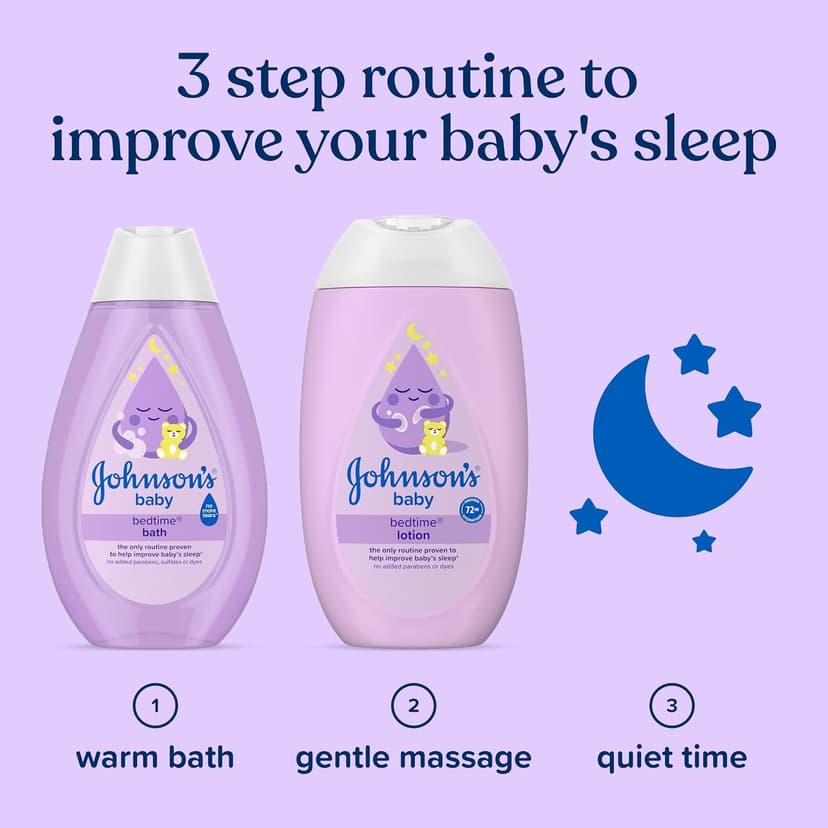 Bedtime Bath, Bedtime Lotion, & Calming Shampoo Gift Set with NaturalCalm Aromas Johnson's Baby Sleepy Time Gift Set, 3 Items B07DGPGR56