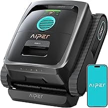 AIPER Scuba V3 AI Vision Cordless Robotic Pool Cleaner, Include Wireless Charging Dock, Smart Waterline Parking & Featherlight Design, Micromesh Multi-Layer Filtration, Grey