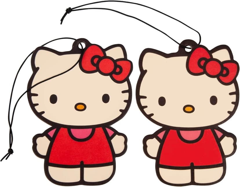 Hello Kitty Air Freshener - Strawberry Scent - 2 Pack