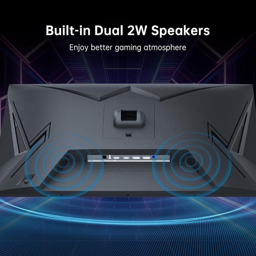 KTC 27 Inch Gaming Monitor - 2K QHD 2560 x 1440 Monitor, Up to 210Hz & 1ms, Bulit-in Speakers, Adaptive Sync, HDR400, 131% sRGB, IPS Monitors Gamer with HDMI 2.0 x 2 & DP1.4 x 2, H27T22C-3