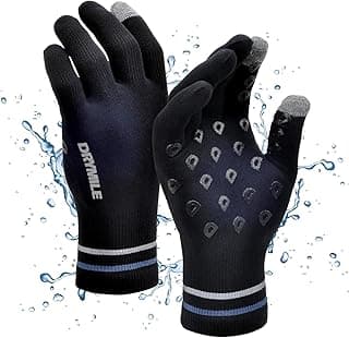 DRYMILE HYLA Waterproof Dexterity Gloves – All-Weather Wool Blend Gloves for Men & Women – Touchscreen & Non-Slip Grip – Hiking, Cycling, Fishing, Hunting & Work.