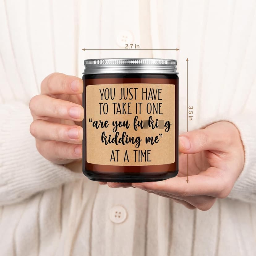 Christmas, Funny Birthday Gifts for Coworkers, Best Friend, Employee, Boss, Female, Male, Woman, Cool Sarcastic Work Ideas LEADO Candles, Boss Lady, Coworker Gifts for Women, Men - Bosses Day Gifts B08SPYC6RX