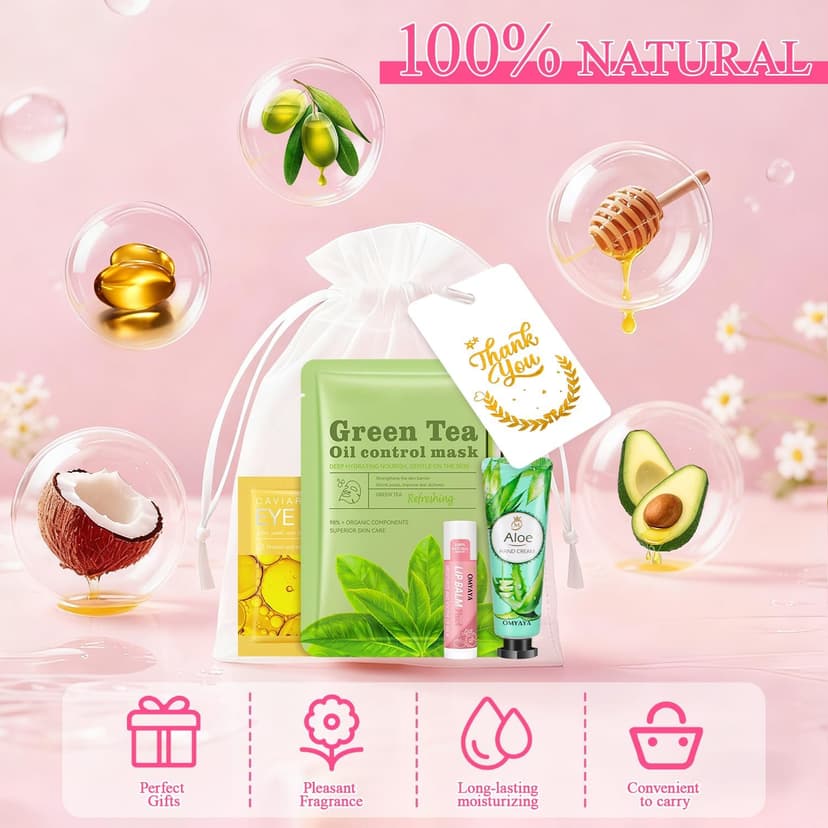 72 Pcs Bulk Gifts For Women, Bulk Facial Mask, Lip Balms, Hand Creams & Under Eye Patches, Spa Party Supplies,Party Favors For Bridal Wedding, Baby Shower,Sleepover Party, Christmas Stocking Stuffers B0FKH49Y6H