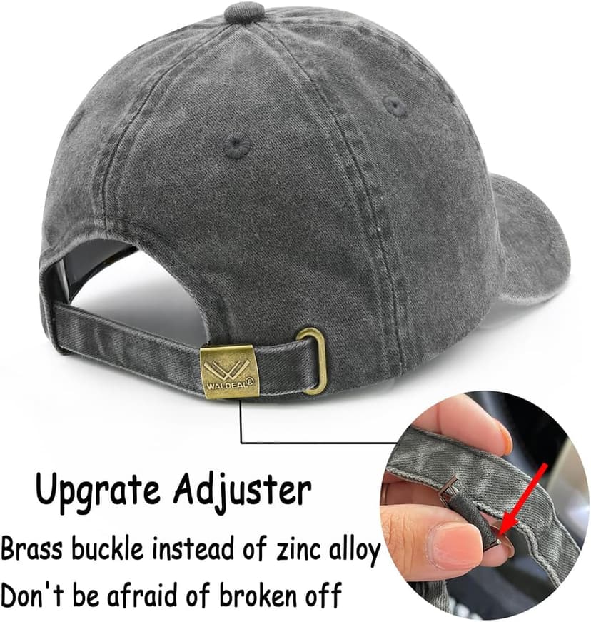 Waldeal Women's Embroidered Baseball Cap Boy Mama Mom Gift Vintage Distressed Dad Hat