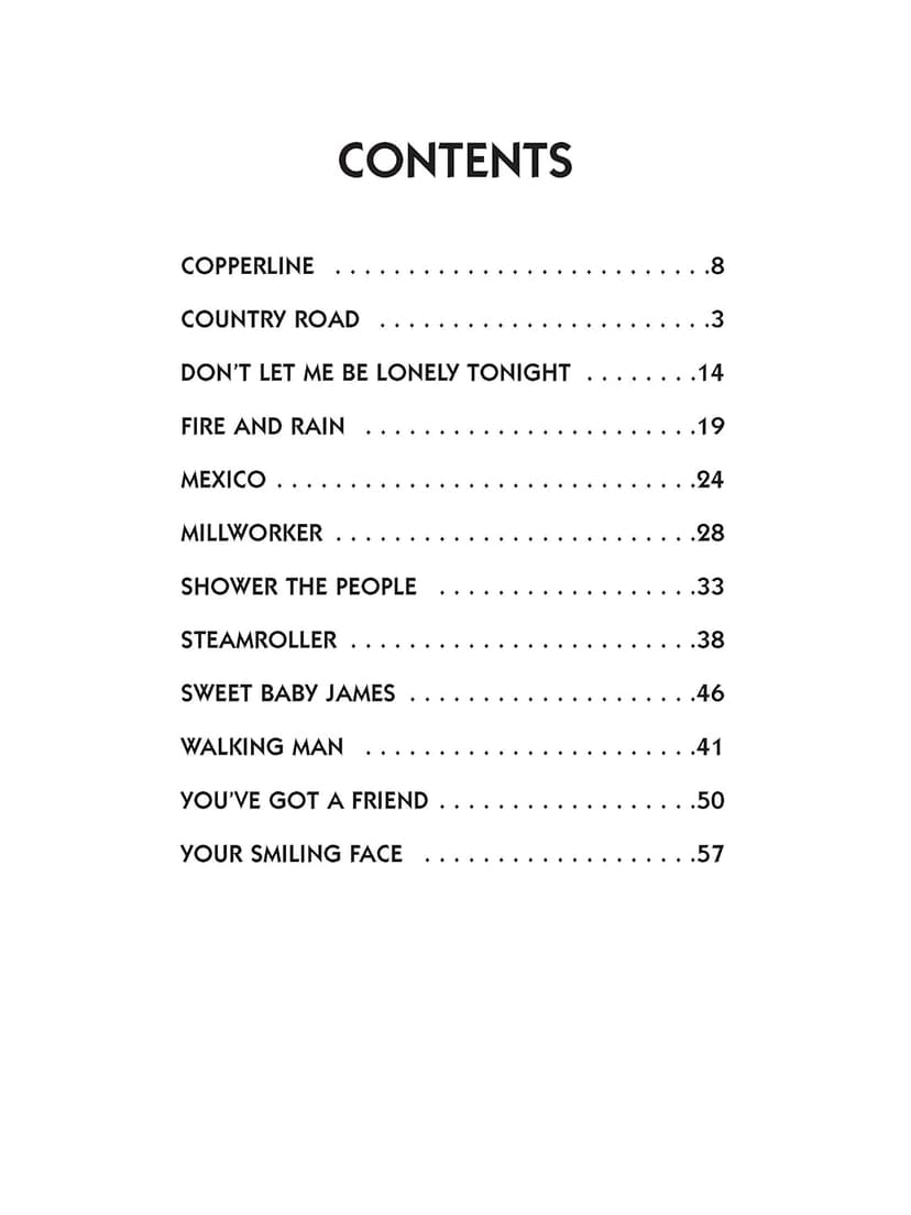 The New Best of James Taylor for Guitar: Easy TAB Deluxe (New Best of...for Guitar)