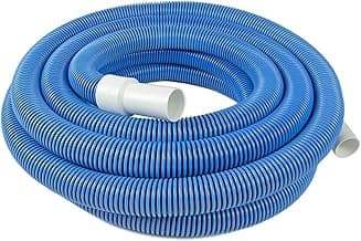 Poolmaster Manual Pool Vacuum Hose, 30 Ft x 1-1/2” for Inground & Above Ground Pools, Not for Automatic Cleaners, Kink-Free, Heavy Duty Pool Cleaner Hose with Swivel Cuff – Made in USA