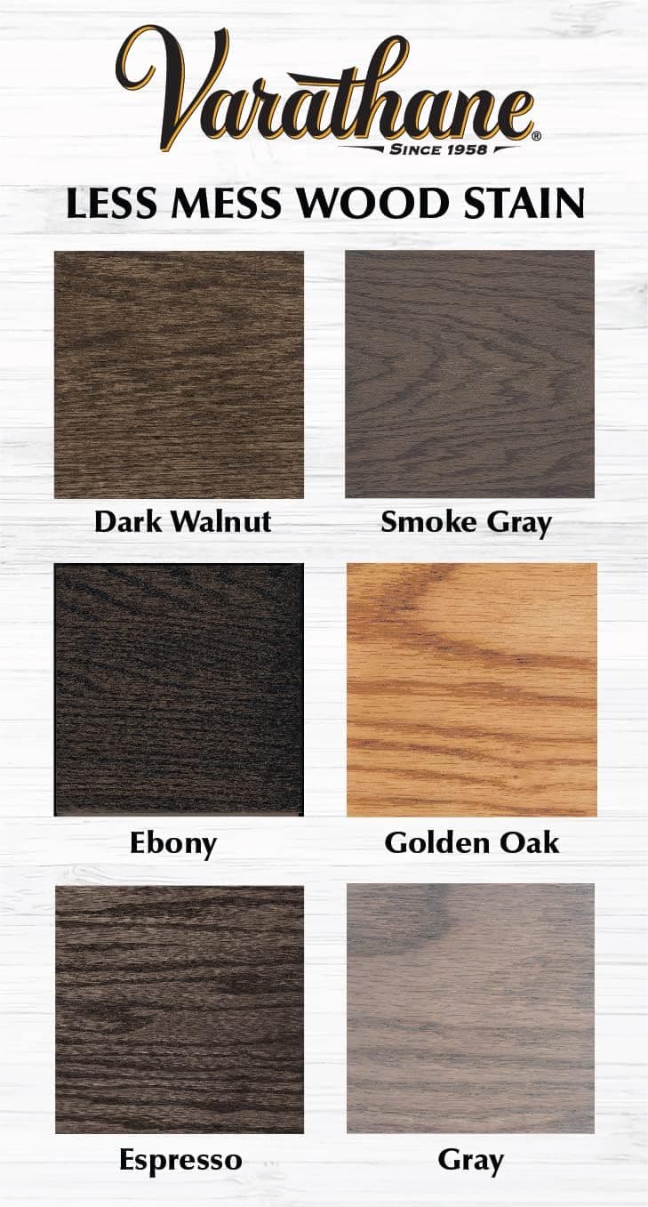Varathane 368035 Less Mess Wood Stain and Applicator, 4 oz, Golden Oak