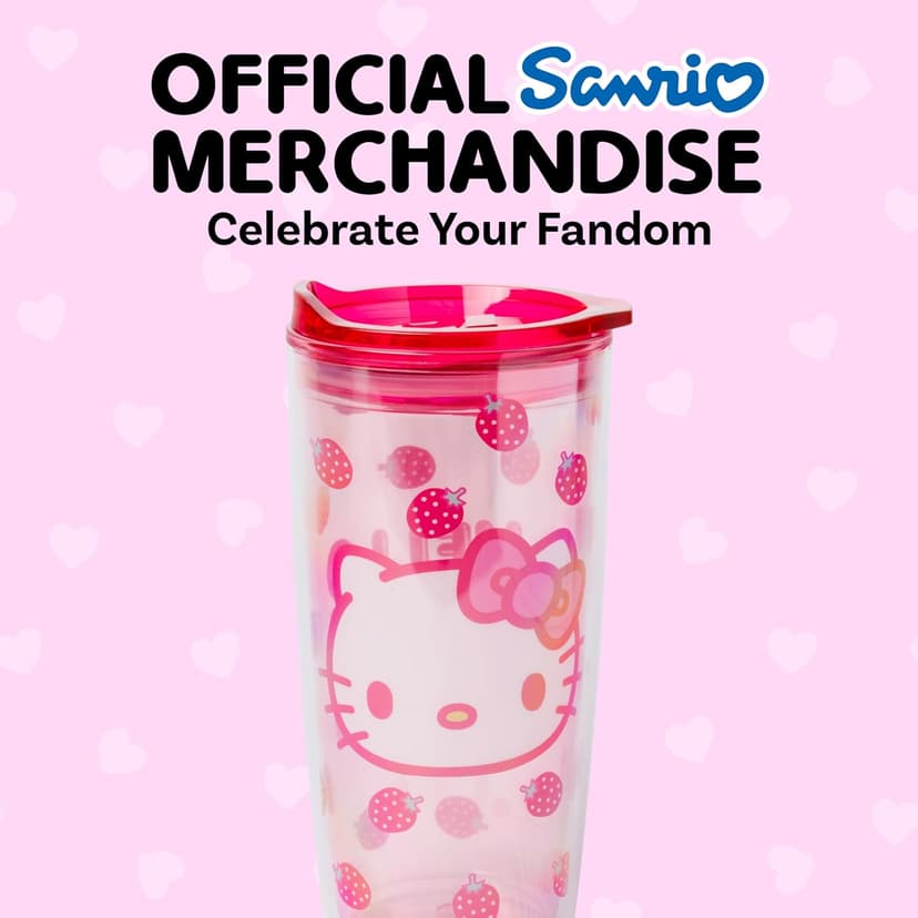 Touchland x Hello Kitty® Hand Sanitizer + Mist Case, Scented & Stylish Hydrating Sanitizer Spray Bundle, Travel Size, Dye Free