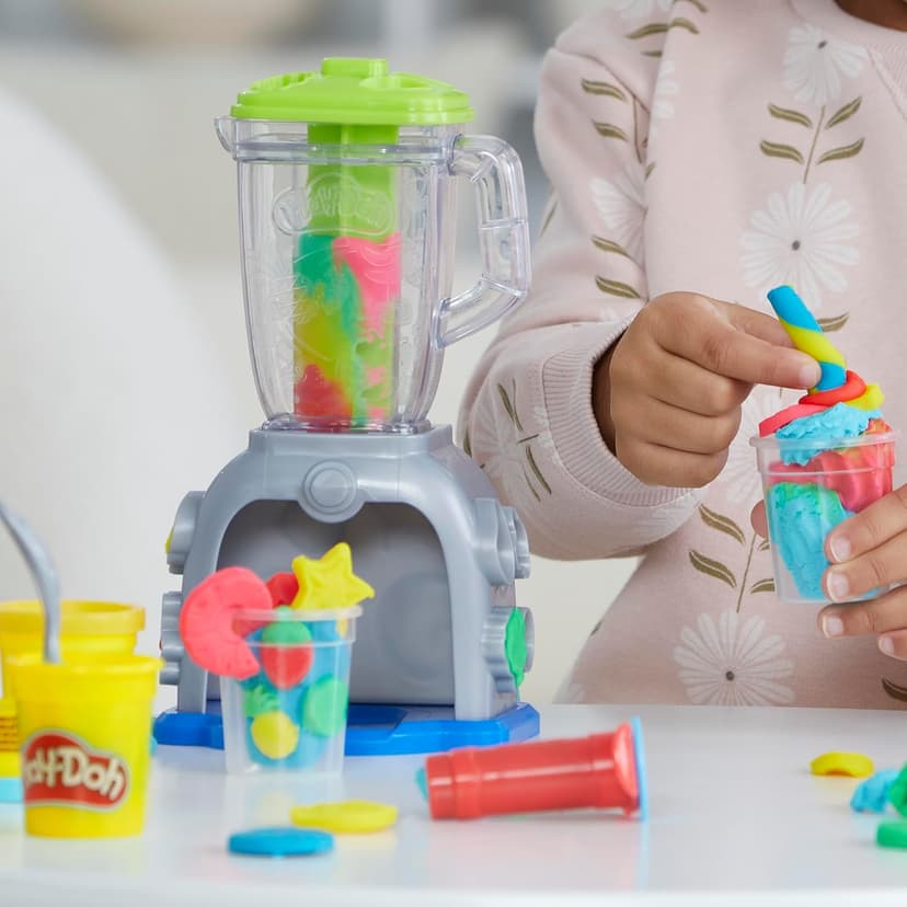 Play Doh Swirlin' Smoothies Toy Blender Playset, Play Kitchen Appliances, Kids Arts and Crafts Toys for 3 Year Old Girls and Boys and Up B0C3528VHM