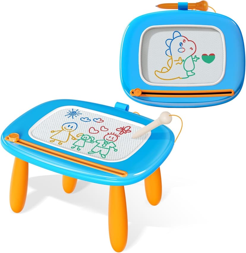 Kikidex Magnetic Drawing Board, Toddler Girl Toys for 1-3 Year Old, Doodle Board Pad Learning and Educational Toys for 1 2 3 Year Old Kids Birthday Gift (Light Blue) B0BGN1YDJH