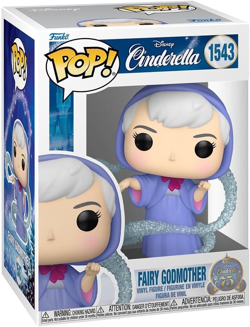 Funko Pop Disney: Cinderella's 75th Anniversary - Fairy Godmother - Collectable Vinyl Figure - Gift Idea - Official Merchandise - Toys for Kids & Adults - Cartoon/Animation Fans