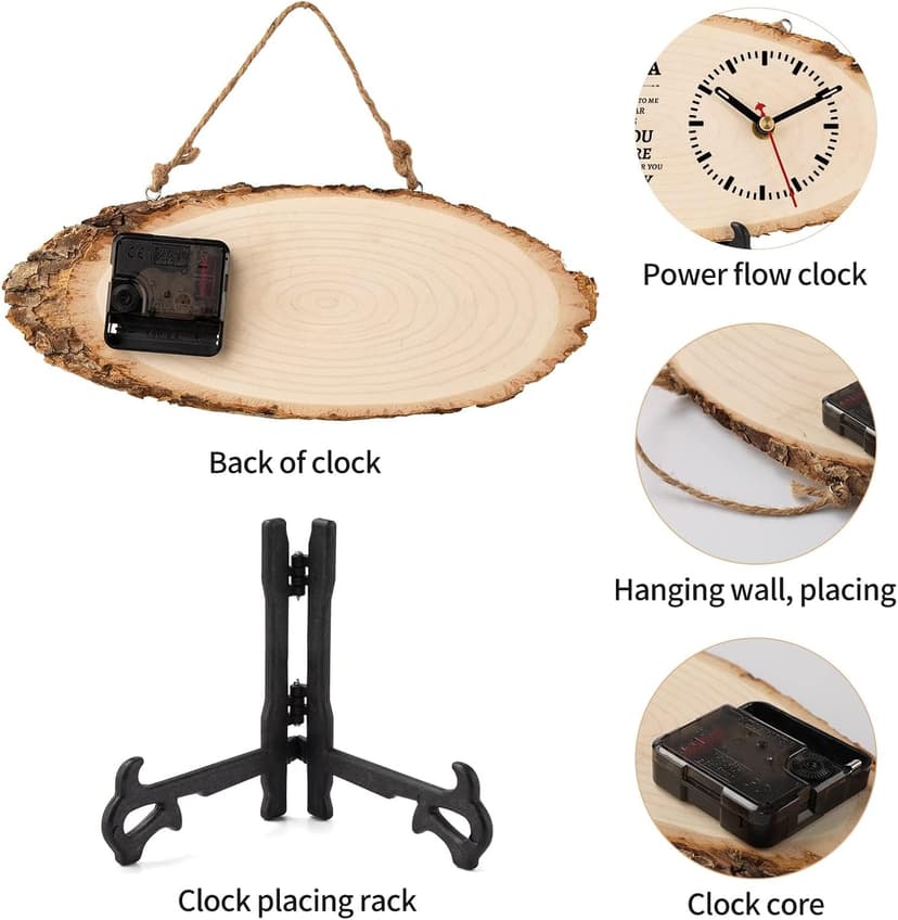 BeauGift Dad Gifts, Wooden Clock Gifts for Daddy from Daughter Son Kids, Dad Birthday Gift Idea for Papa Who Wants Nothing, Christmas from Child to My Dad