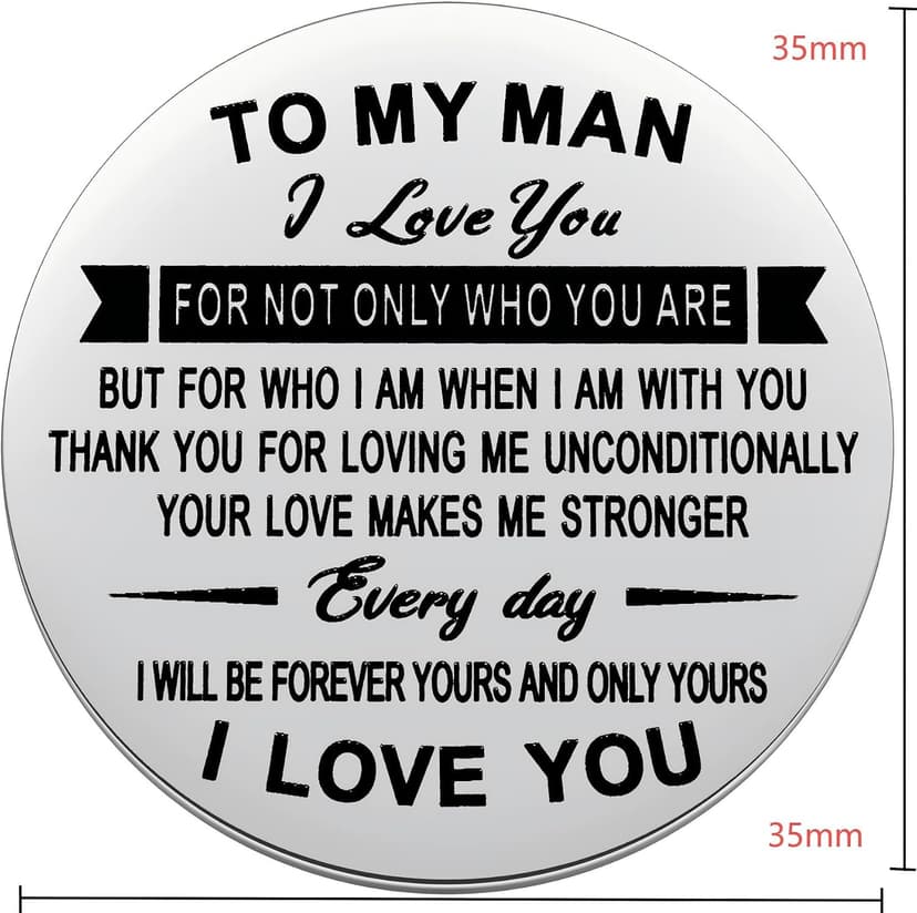 Aesnefe Pocket Hug Token Inspirational Reminder Gifts Mental Health Thinking of You Gift Self Love with PU Leather Keychain B0DHL3LBX9